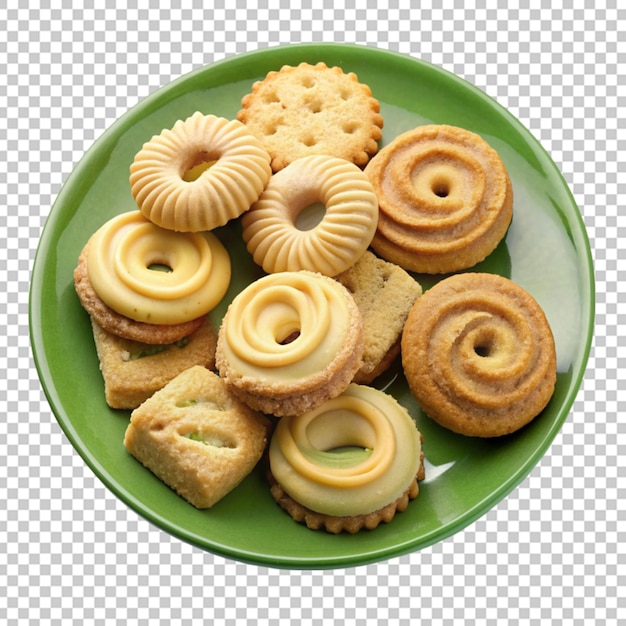 Plate with different cookies