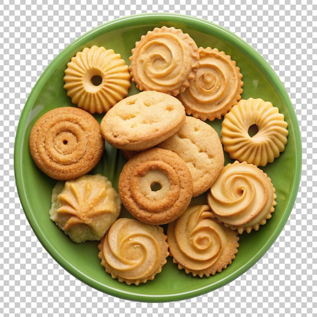 Plate with different cookies