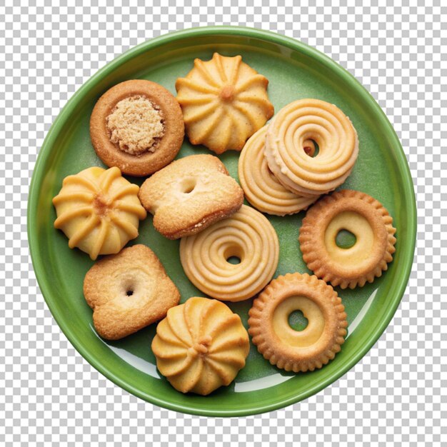 Plate with different cookies