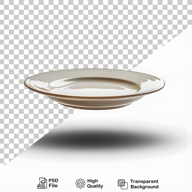 PSD a plate with transparent background