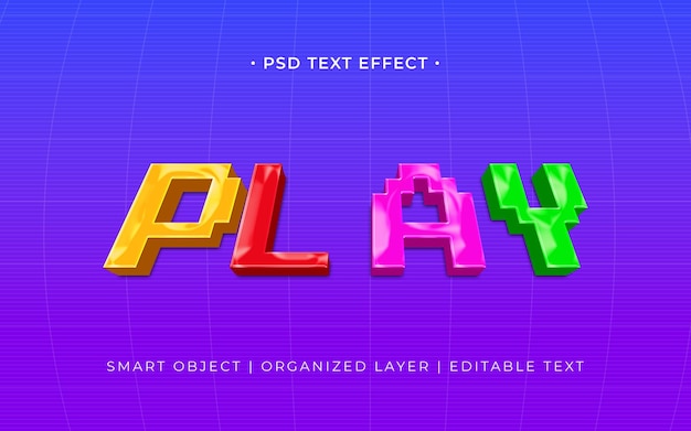 Play kids text effect