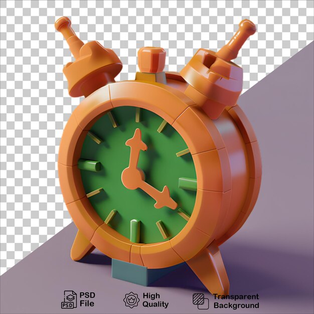 Playful 3D Cartoon Alarm Clock with Timer Feature