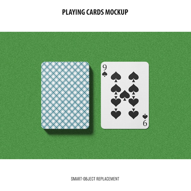 Playing Cards Mockup