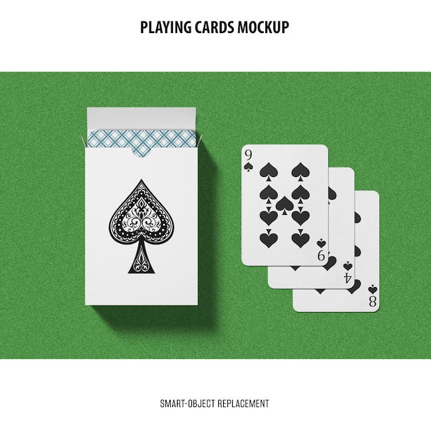 Playing Cards Mockup