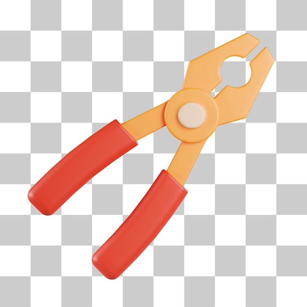 Pliers 3D Icon