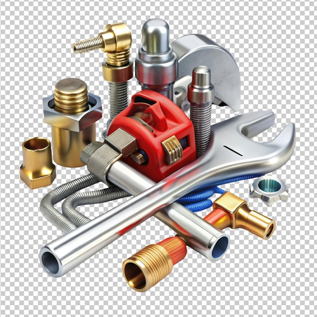 plumbing on transparent background