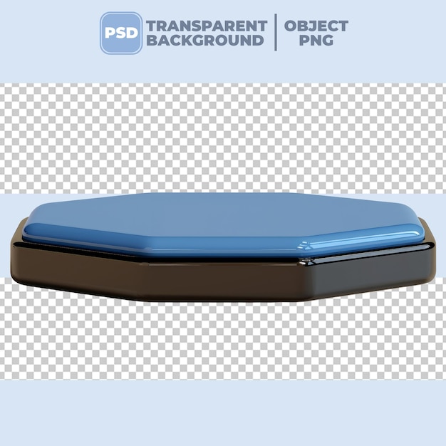 PNG 3d Podium for product placement transparent background PSD