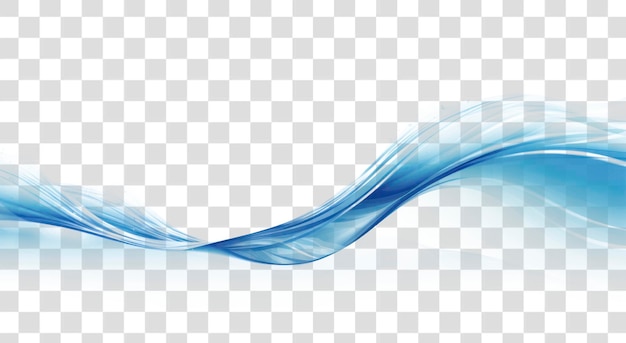 PSD png abstract blue wave background