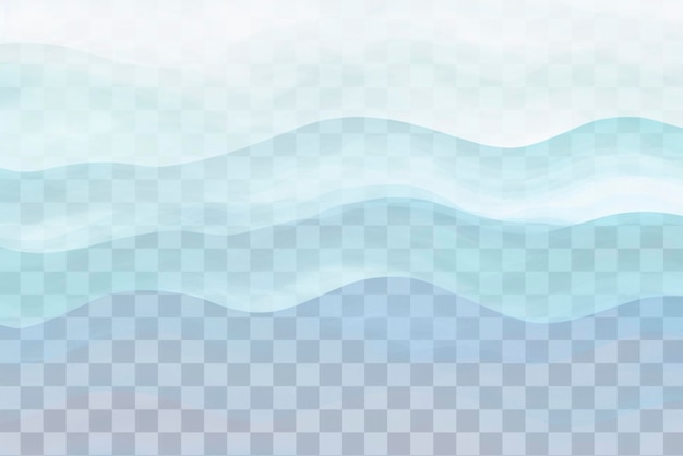 PSD png abstract ocean waves background texture transparent background