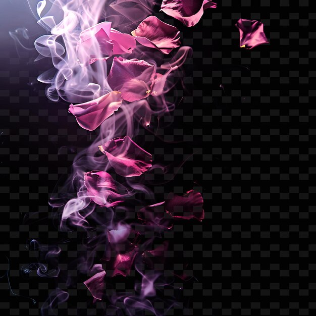 PSD png anniversary smoke with romantic smoke and pink and white col unique radiant neon light streaks