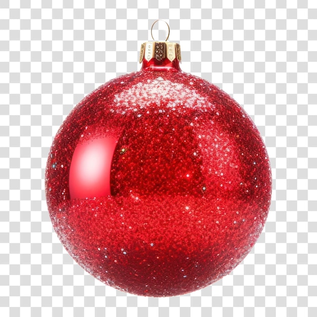 PSD png bauble for christmas tree white background illuminated celebration