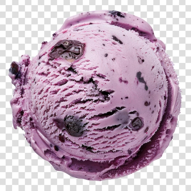 PNG Blueberry ice cream dessert scoop delicious