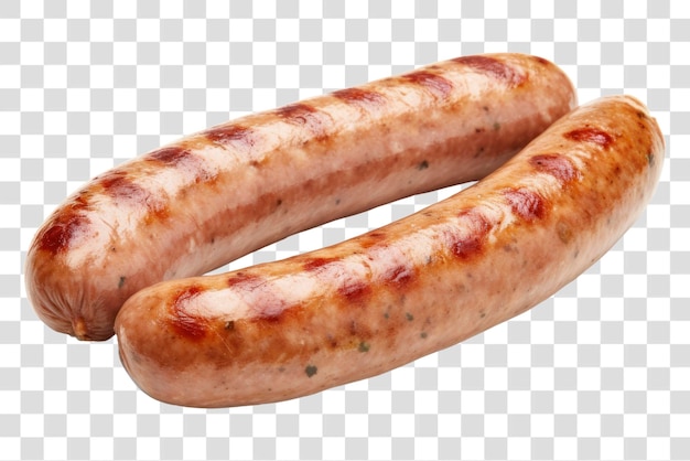 PSD png bratwurst sausage meat food