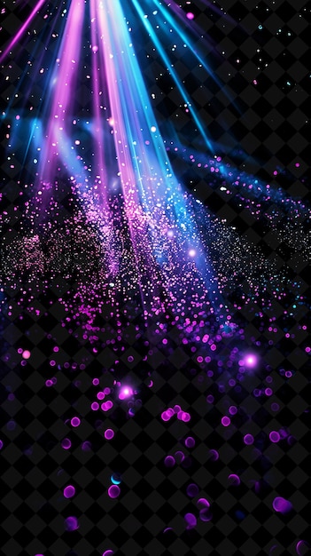 Png Captivating Glowing Holographic Rays With Futuristic Light a Gradient Neon Color Light Streaks