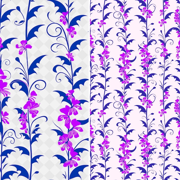 Png Captivating Salvia Flowers With Delicate Spikes and Alluring Nature Pattern Outline Art Design