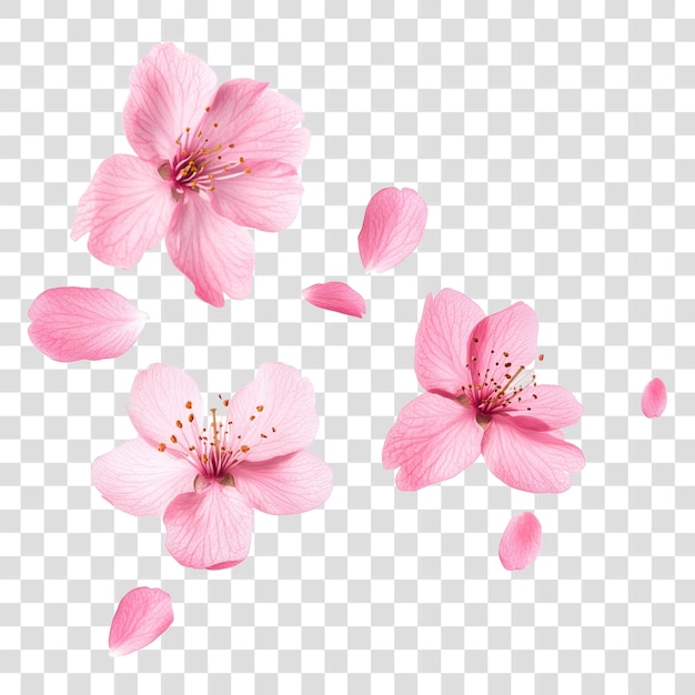 PNG Cherry blossom flowers blossoms petals spring