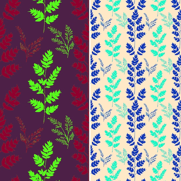 Png Chic Fern Leaves With Delicate Maidenhair Silhouette and Lac Nature Pattern Outline Art Design