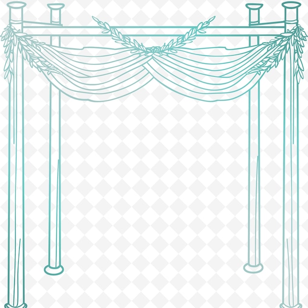 Png Chuppah Gate With Jewish Wedding Decorations the Gate Is Emb Creative Abstract Art Designs