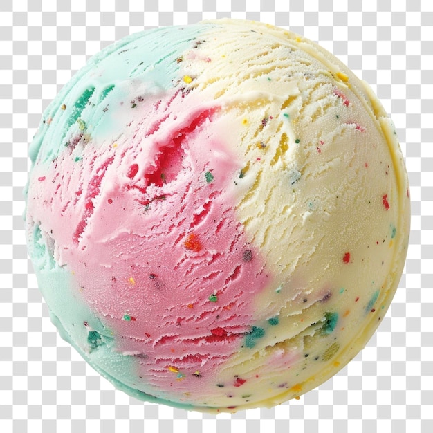 PNG Colorful creamy delicious ice cream