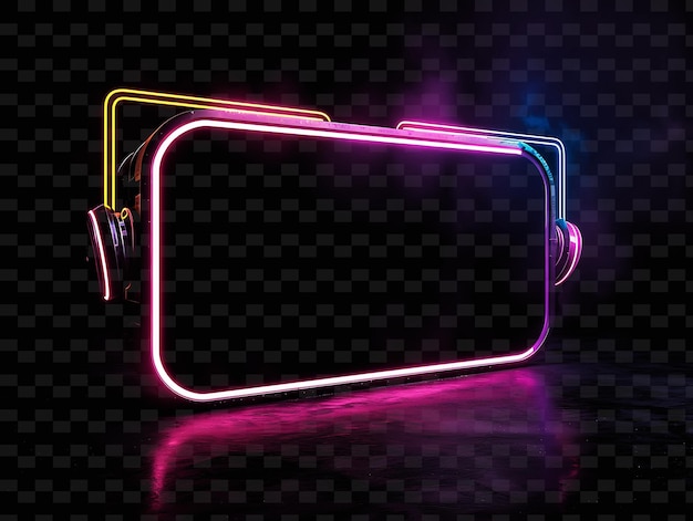 PNG Cyber Neon Futuristic Design EyeCatching Neon Sign Art for Advertising and Digital Marketing