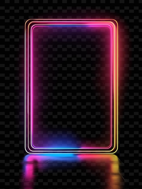 PNG Cyber Neon Futuristic Design EyeCatching Neon Sign Art for Advertising and Digital Marketing