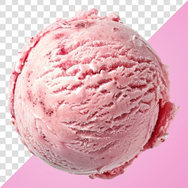 PNG Delicious pink ice cream scoop