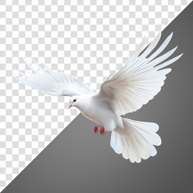 PSD png dove animal flying white ai generated image by rawpixel