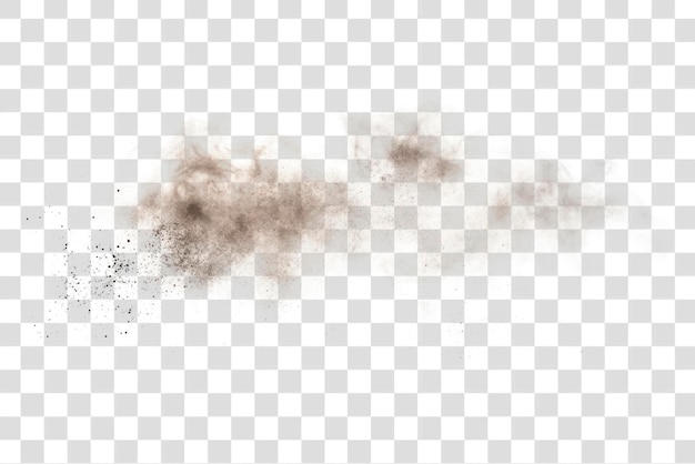 PSD png dust overlay background powder dispersion explosion