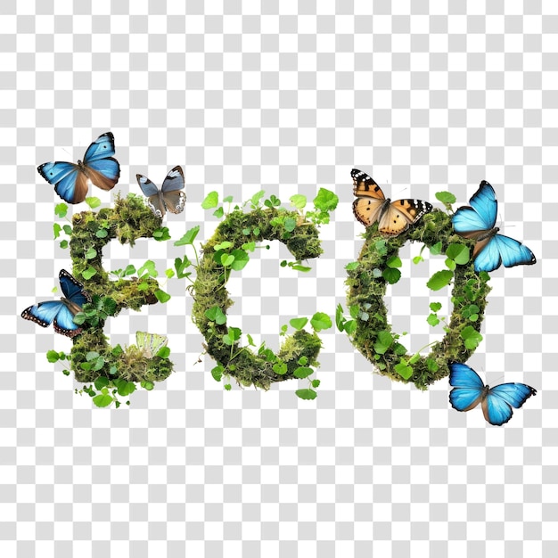 PSD png eco outdoors plant green