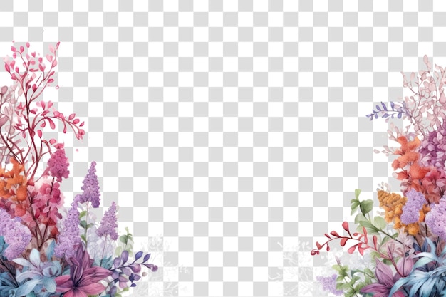 PSD png flower backgrounds outdoors pattern