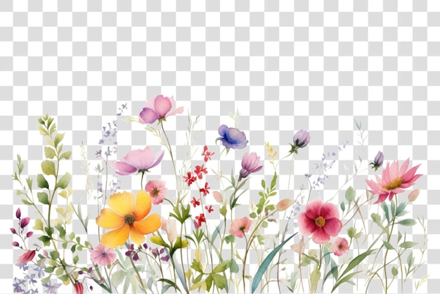 PNG Flower painting outdoors pattern