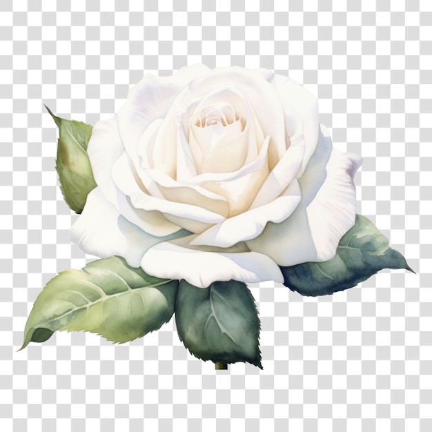 PNG Flower rose plant white