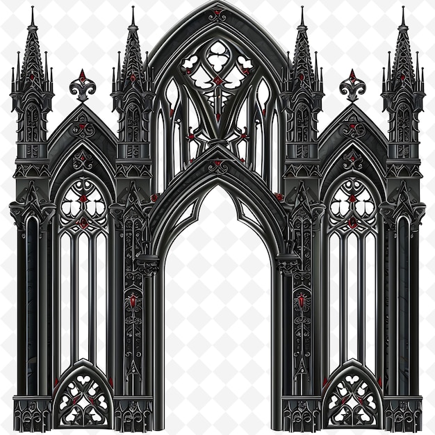 Png Gothic Arch Gate With Cathedral Wedding Decorations the Gate Creative Abstract Art Designs