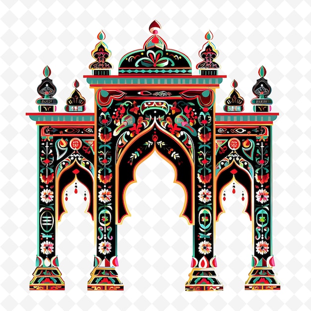 Png Indian Gate With Bollywood Wedding Decorations Gate Is Decor Creative Abstract Art Designs