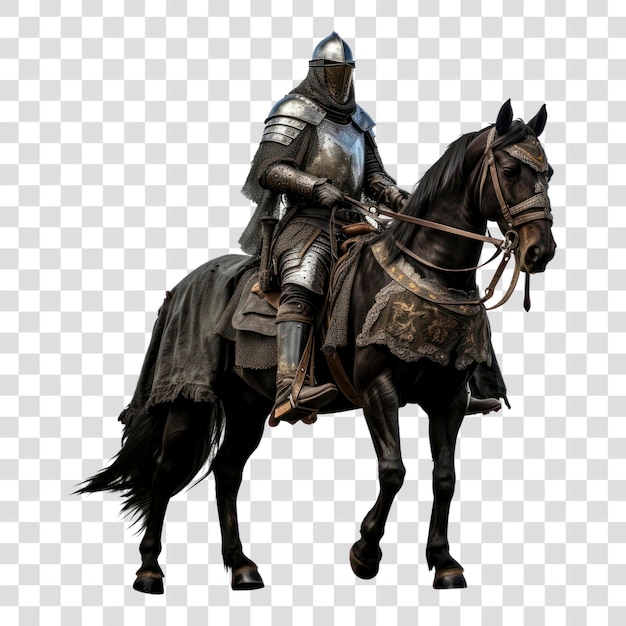 PSD png knight horse animal mammal ai generated image by rawpixel