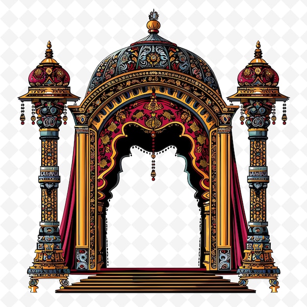 Png Mandap Gate With Indian Wedding Decorations the Gate Is Ador Creative Abstract Art Designs