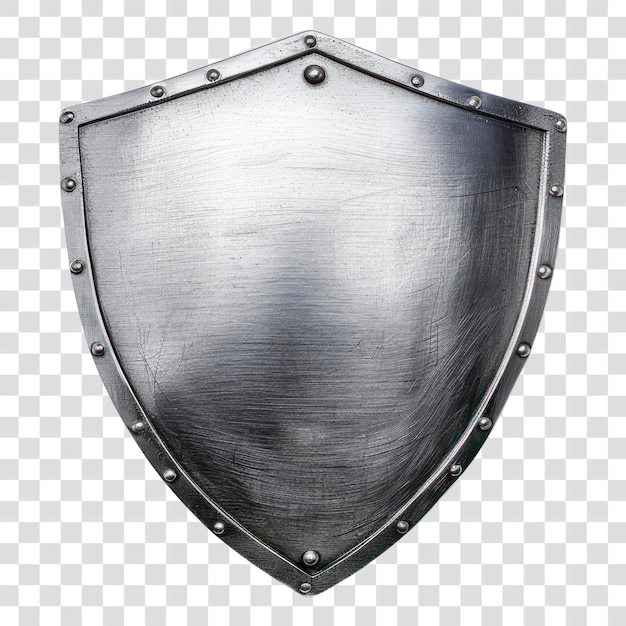 PNG Medieval metal shield protection