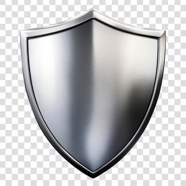 PNG Metallic shield protection security icon