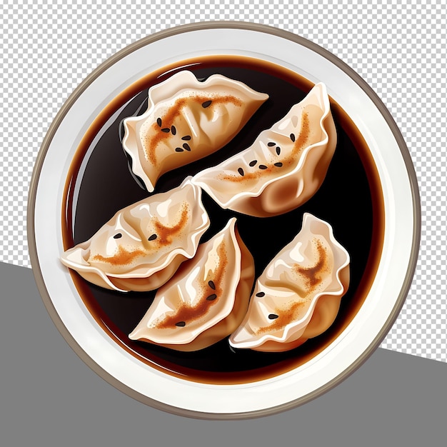 PSD png momos isolated on transparent background