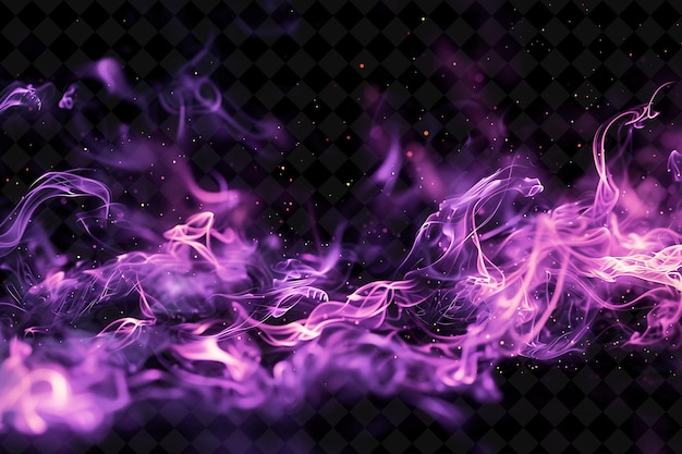 Png Mysterious Flickering Shadow Fire With Dark Purple and Black Neon Texture Effect Y2K Collection