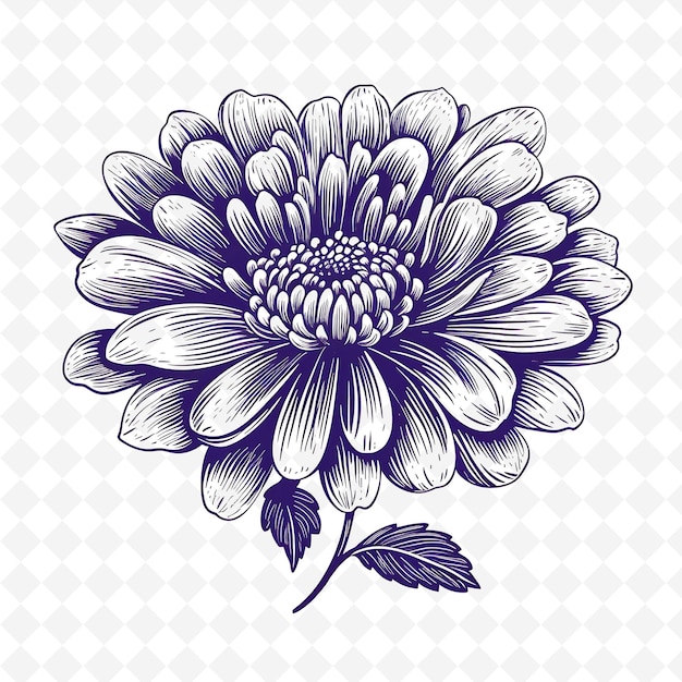 PSD png premium watercolor flower stamps artistic designs for creative projects clipart and tattoo