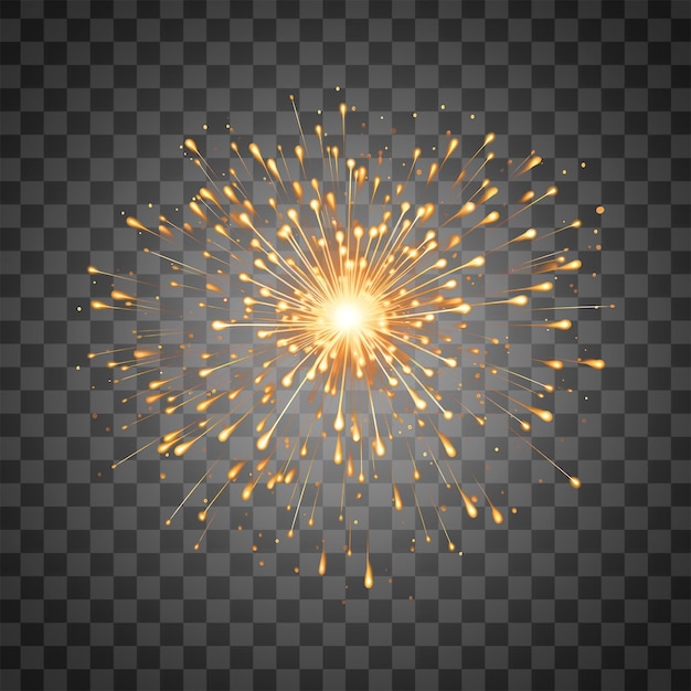 PNG Radiant fireworks burst celebration