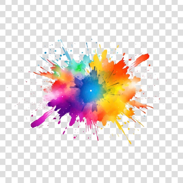 PSD png rainbow backgrounds painting white background