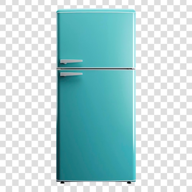 PNG Refrigerator appliance turquoise AI generated Image by rawpixel