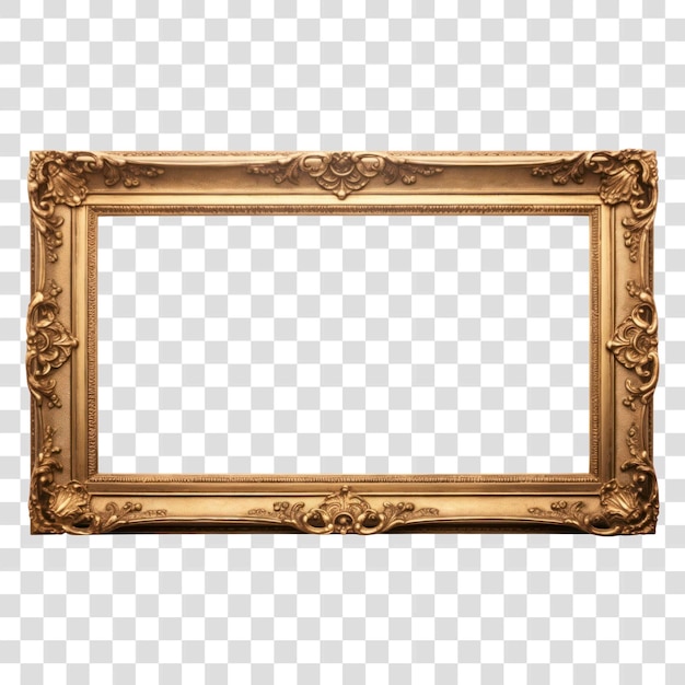 PSD png renaissance frame rectangle white background architecture