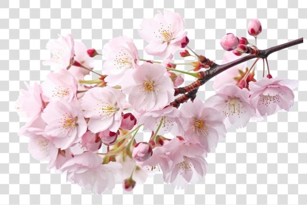 PNG Sakura branches clipping path cherry blossom branches flower plant white