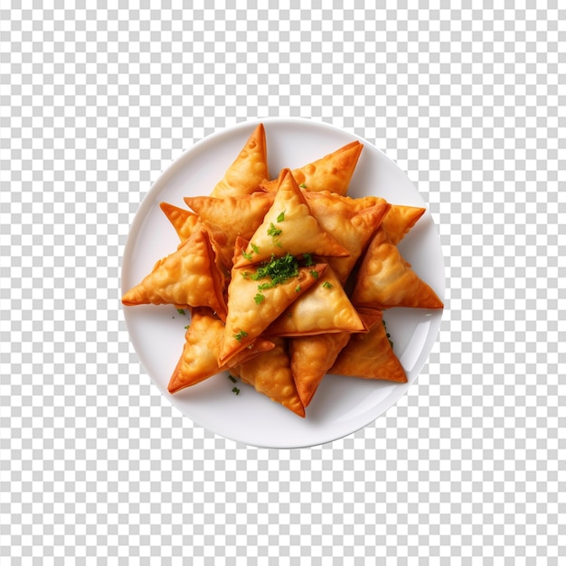 PNG Samosas Indian Dish isolated on transparent background