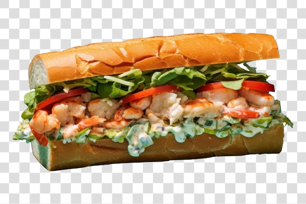 PSD png seafood cocktail sandwich vegetable hamburger freshness