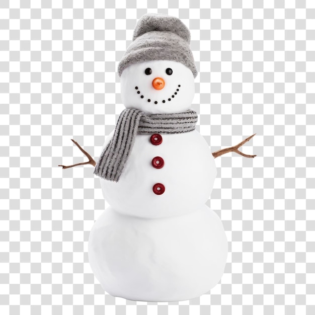 PSD png snowman winter white white background