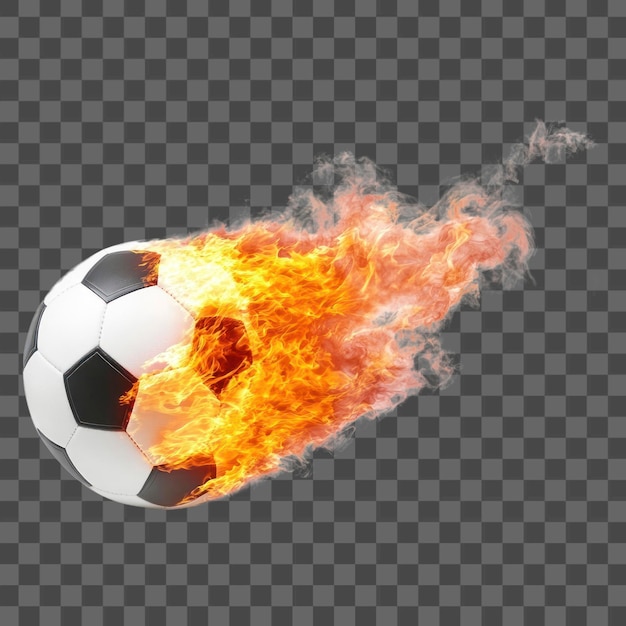 PNG Soccer ball on fire soccer sports illustration